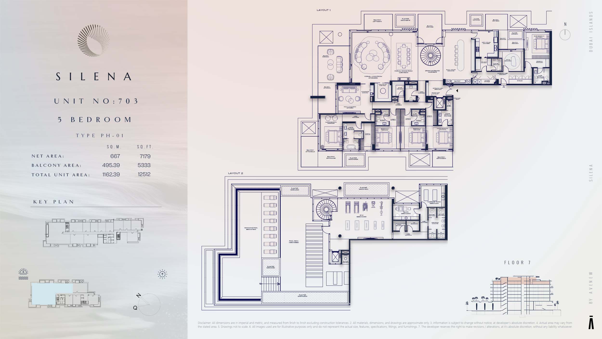 5 Bed penthouse